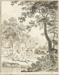 HOOGERS Hendrick,Corisca et le satyre,1777,Artcurial | Briest - Poulain - F. Tajan 2014-03-26