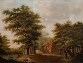 HOOGEWERFF Adrianus Johannes,Companion Pieces: Summer and Winter Landscape,1830,Stahl 2015-04-25