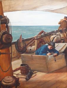 HOOK James Clarke 1819-1907,The Ship Boy's Letter,1863,Bellmans Fine Art Auctioneers GB 2023-03-28