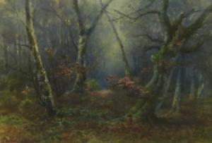 HOOPER J. Windsor,a wild forest scene,20th century,Batemans Auctioneers & Valuers 2018-12-01