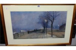 HOOPER Luther 1849-1932,The Thames Embankment,Bellmans Fine Art Auctioneers GB 2015-12-02