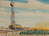 HOOPLE Warner 1904-1989,Texas Oil Well,Rachel Davis US 2014-10-25