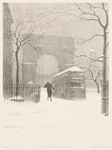HOOVER Ellison 1888-1955,Washington Arch,1930,Swann Galleries US 2024-03-14