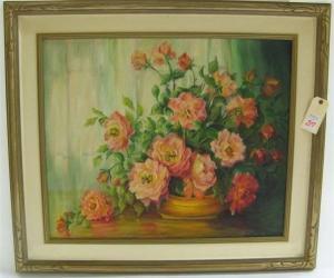 HOOVER Jesse Evelyn 1800-1900,Still life with roses,20th century,O'Gallerie US 2008-05-05
