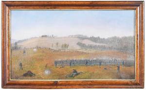 HOPE James Archi 1818-1892,The Battle of First Bull Run,1861,Brunk Auctions US 2022-03-25