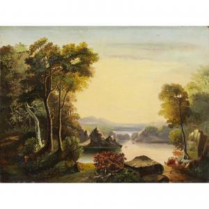 HOPE James Archi 1818-1892,Vermont Landscape,1851,Clars Auction Gallery US 2022-02-20