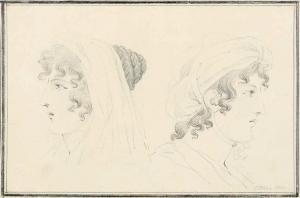 HOPE Thomas 1832-1926,Studies of Emma, Lady Hamilton,1803,Christie's GB 2016-12-07