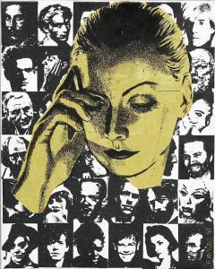 HOPF Rinaldo,"Greta Garbo" aus der Serie "the Golden Queers Ser,1998,Reiner Dannenberg 2020-12-10