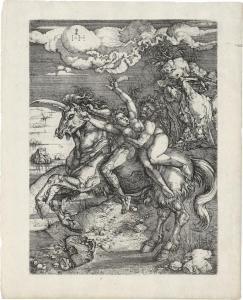 HOPFER Hieronymus 1500-1563,Die Entführung auf dem Einhorn,Galerie Bassenge DE 2023-06-07
