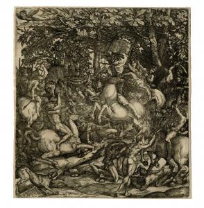 HOPFER Hieronymus 1500-1563,La battaglia dei nudi,1520-1550,Gonnelli IT 2023-11-28