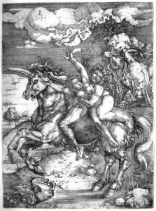 HOPFER Hieronymus 1500-1563,Rapimento di Proserpina sull’’unicorno,1516,Innauction AT 2016-10-13