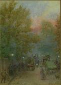 HOPKINS Arthur 1848-1930,AN AUTUMN EVENING ON THE MARYLEBONE ROAD,Lyon & Turnbull GB 2011-10-15