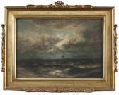 Hopkins Robert 1832-1909,Ship in stormy seas,John Moran Auctioneers US 2017-09-12