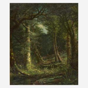 Hopkins Robert 1832-1909,Through the Trees,1872,Freeman US 2021-12-07