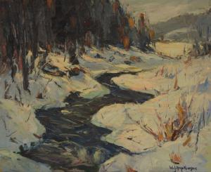 HOPKINSON William John 1887-1970,Winter Stream,Dreweatts GB 2017-02-21