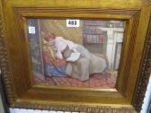 HOPPER Charles W 1800-1900,a lady reading in an interior,Bellmans Fine Art Auctioneers GB 2010-05-19