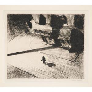 HOPPER Edward 1882-1967,Night Shadows from Six American,1921,Rago Arts and Auction Center 2018-11-10
