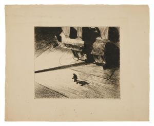 HOPPER Edward 1882-1967,Night Shadows (Levin 82; Zigrosser 22),1921,Sotheby's GB 2024-04-19