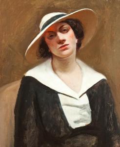 HOPPER Edward 1882-1967,PORTRAIT OF ALTA HILSDALE,1914,Sloans & Kenyon US 2014-04-13