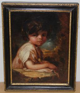 HOPPNER John 1769-1830,Head and Shoulders Study of a Young Gir,Tooveys Auction GB 2016-12-30