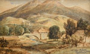 HOPPNER John 1758-1810,Paysage anglais avec rivière et pont,Marambat-Camper FR 2024-02-14