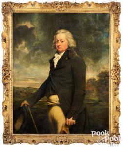HOPPNER John 1758-1810,portrait of a gentleman, possibly Henry Wilson,Pook & Pook US 2024-01-19