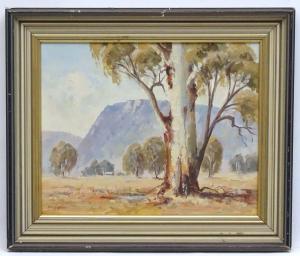 HOPSON Eric 1906-1992,Landscape with gum trees near Glen Davies, New Sou,Dickins GB 2017-09-08