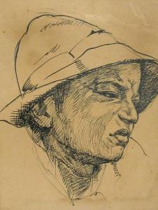 Horatiu Dimitriu 1890-1926,Young Portrait,Alis Auction RO 2009-12-19