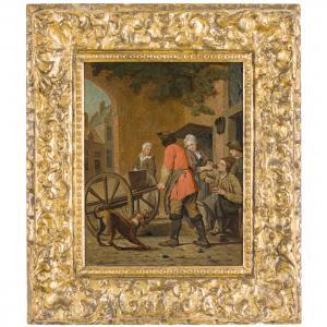 HOREMANS Jan Jozef I 1682-1759,Contadini in un esterno,Wannenes Art Auctions IT 2024-02-06