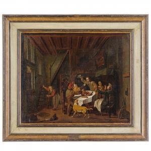 HOREMANS Jan Jozef II 1714-1790,Scena di cucina con lite familiare,Wannenes Art Auctions 2024-02-06