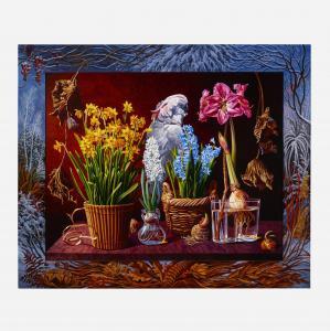 HORNAK Ian John 1944-2002,Winter: Still Life with Flowering Bulbs,1989,Rago Arts and Auction Center 2023-12-14