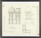 HORNECKER Joseph 1873-1942,Design for the corner of a palace,Christie's GB 2008-06-04