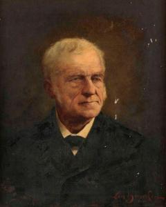 HORNECKER Léon 1864-1924,Portrait d'homme,Brissoneau FR 2018-07-04