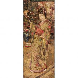 HORNEL Edward Atkinson 1864-1933,GEISHA,1900,Lyon & Turnbull GB 2016-12-08