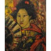 HORNEL Edward Atkinson 1864-1933,Geisha girl,Eastbourne GB 2017-05-11