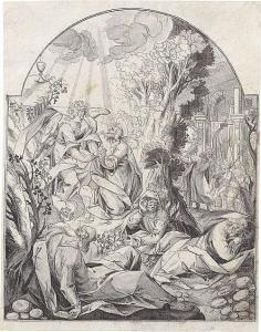 HORNSTAIN Gabriel 1639,Christus am Ölberg,Galerie Bassenge DE 2017-12-01