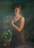 HORODYSKI Franciszek 1871-1935,Portret kobiety z perłowym naszyjnikiem,Rempex PL 2005-02-23