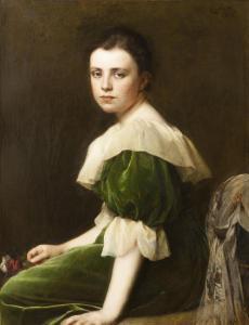 HOROVITZ Leopold 1838-1917,Portrait of a Girl,1895,Palais Dorotheum AT 2014-03-08