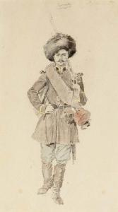 HORSCHELT Theodore 1829-1871,A Russian soldier,Christie's GB 2007-06-13