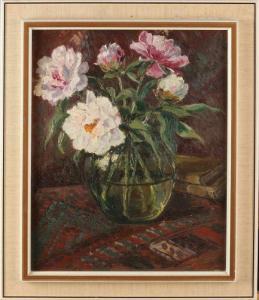 HORSELENBERG Willem 1881-1961,Glass vase with flowers,Twents Veilinghuis NL 2019-10-04