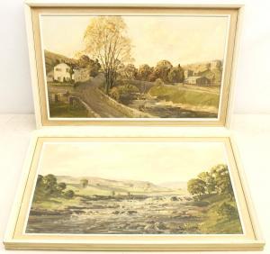 HORSFALL Claude,'Autumn at Hubberholme' and 'Conistone Falls',David Duggleby Limited 2020-10-03