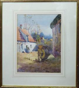HORSFALL E. M,Stonemill by the Cottages,1899,Lots Road Auctions GB 2019-05-05