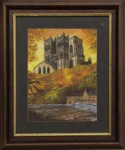 HORSFIELD Nicholas 1917-2005,DURHAM CATHEDRAL IN AUTUMN,1999,McTear's GB 2022-03-06