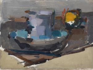 HORSFIELD Nicholas 1917-2005,Still life with cup and saucer,1980,Peter Wilson GB 2022-12-08