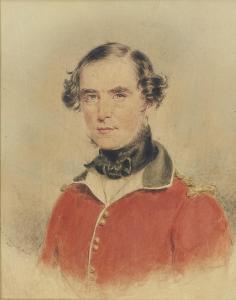 HORSLEY Thomas J 1755,Portrait of a gentleman quarter-length in red tuni,1841,Rosebery's 2020-03-25