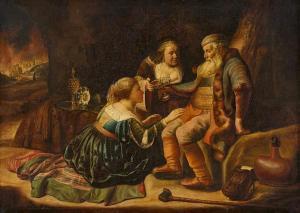 HORST Gerrit Willemsz 1612-1652,Lot and His Daughers,Lempertz DE 2020-11-21