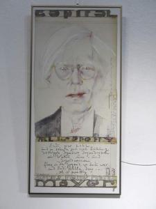 Horst Janssen 1929-1995,Porträt von Andy Warhol,Mette DE 2008-09-24