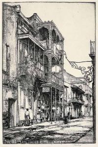 HORTER Earl 1881-1940,Italian Grocery, French Quarter,Neal Auction Company US 2008-10-11