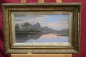 HORTON Etty 1835-1905,loch view and cottage beside a lake,Reeman Dansie GB 2017-11-21