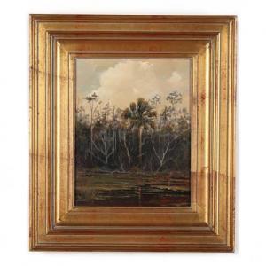 HORTON Mark 1960,Low Country Landscape with Palmetto,2001,Leland Little US 2022-04-14